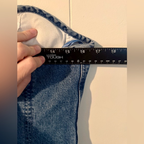 Lovers and Friends Alexis Bustier Mini Denim Dress - size M - Picture 16 of 16